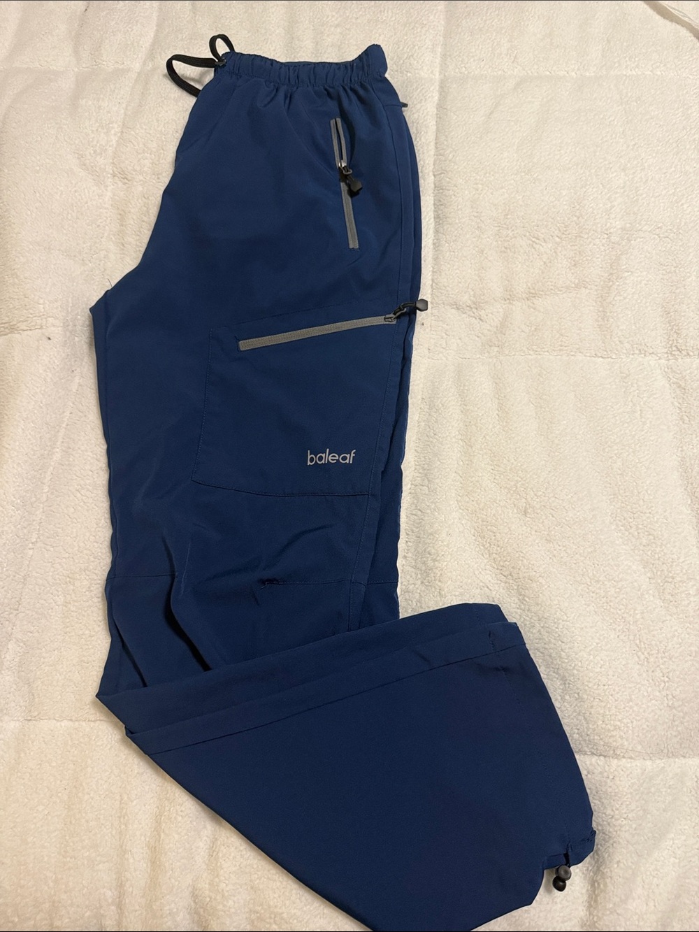 Baleaf Women’s Deep Blue Outdoor Joggers with Zip Pockets